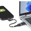 „StarTech“ USB-C–USB-A adapteris, 5 GB/5 GB, kompaktiškas metalinis korpusas