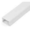 STARTECH.COM 1 m lipnus kabelių kanalas 19x11 mm PVC - grindjuostės/sienos kabelių kanalas - iki 12 kabelių - UL sertifikuotas