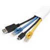 StarTech STARTECH.COM 1m Kabelkanal Selbstklebend 32x11mm PVC - Sockelleiste/Wandkabelkanal -bis zu 12 Kabelis - UL gepr�ft