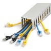 STARTECH.COM 2 m laidų kanalas - 50x50 mm - kabelių kanalas su 8 mm plyšiais - PVC tinklo kabelio dangtelis - iki 80 kabelių