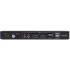 StarTech StarTech.com 2 prievadų dviejų monitorių DisplayPort KVM jungiklis su „Dual View Video Matrix“, 4K 60 Hz, 4x USB šakotuvo prievadai, perjungimas sparčiuoju klavišu, DP 1.2 Matrix KVM, TAA suderinamas, 3840 x 2160 pikselių, 4K Ultra HD, 36 W, Juodas