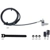 Laikiklis Startechcom „StarTech .com“ 25 vnt. universalus nešiojamas kompiuteris, 2 m ilgio, „Master Keyed Locking Cable“, kompiuterio apsauga, suderinama su „Noble Wedge“ / „Nano“ / „K-Slot“, apsauga nuo vagystės ir pjovimo – apsaugos kabelis, juoda ir sidabrinė – 2 m – zg