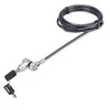 Laikiklis Startechcom „StarTech .com“ 25 vnt. universalus nešiojamas kompiuteris, 2 m ilgio, „Master Keyed Locking Cable“, kompiuterio apsauga, suderinama su „Noble Wedge“ / „Nano“ / „K-Slot“, apsauga nuo vagystės ir pjovimo – apsaugos kabelis, juoda ir sidabrinė – 2 m – zg
