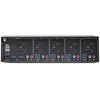 StarTech.com 4 prievadų dviejų monitorių „DisplayPort KVM“ jungiklis, 4K 60Hz, 2x USB 5Gbps šakotuvo prievadai, 2x USB 2.0 HID prievadai, karštųjų klavišų ir mygtukų perjungimas, atitinkantis TAA reikalavimus - 3,5 mm garsas, HDCP (P4DD46A2-KVM-SWITCH) - KVM / garso jungiklis - 4 x KVM / garsas / USB - 1 prievadas