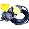 Statybinis prailgintuvas 4 lizdai 10m 3x1.5 PB/0202-3-10M IP44 3x1.5 Rum-Lux JUODA
