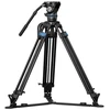 Sirui Pro Video aliuminio trikojo rinkinys Rapid Twin-Leg SQ75A+S5