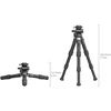 SmallRig 5025 Heavy Duty Carbon Fiber Tabletop Tripod Kit