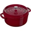 STAUB LA COCOTTE Ketaus puodas apvalus 3,85 ltr, bordo
