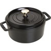 Staub Apvalus ketaus puodas 1,7l La Cocotte, juodas