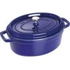 Staub Oval Cocotte, 29cm ketaus, tamsiai mėlyna