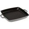 Staub grilio keptuvė indukcinė kvadratinė 33 cm grafito pilka