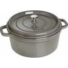Ketaus puodas STAUB Cocotte 20cm 2,2l, grafito spalvos