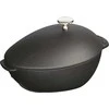 STAUB STAUB puodas, ketaus, ovalus moliuskas, 2 ltr, juodas, universalus