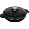 STAUB Apvalus ketaus kepimo indas su dangteliu 20 cm, juoda