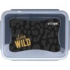 Strigo "stay Wild" maža dėžutė maistui, juoda