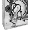 „Stealkey Customs SC ResPro 360 D5/DDC D-RGB“ rezervuaras, akrilinis, skaidrus, 360 mm
