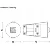 Steinel buvimo detektorius Steinel IR Quattro MICRO KNX V3.1