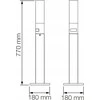Steinel sieninis šviestuvas LED sodo šviestuvas 8.7W Steinel GL 65 LED su jutikliu