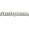 Lova Lovos rėmas Betono pilka 203 x 93 x 25 cm Apdirbta mediena