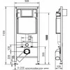 Werit P Potinkinis WC komplektas WERIT + Sapho Paco RIMLESS 174-91100900-00+PZ1012R