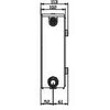 Stelrad DekoratyvII planaro radiatorius su lygaus priekinio skydelio tipo 22 60 x 70 cm kairės rankos (GR- ST- P -22070L)