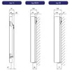 Stelrad Viršūnės stiliaus radiatorius tipas 22 2200 x 500mm 1704W