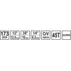 Įrankių rinkinys Sthor 58688 - 173 XXL vnt