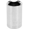 STHOR NASADKA SZEŚCIOKĄTNA 1/2" KRÓTKA 15mm
