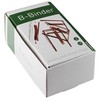 Stickn B-binder raudona su nadstawką i etykietą 100 vnt. / pak - (100 vnt.)
