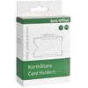 Stickn ID-kort-holder poziomy plast transp (10 stk.)