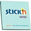 Stickn Lipnūs lapeliai Stick´N 21149, 76x76mm, 100 lapelių, melsvos spalvos