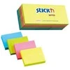 Stickn Lipnūs lapeliai Stick´N 21532, 38x51mm, 12x100 lapelių, 4 neoninės spalvos