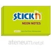 Stickn Lipnūs lapeliai Stick´N 21171, 76x127mm, 100 lapelių, žalios spalvos