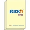 Stickn Lipnūs lapeliai Stick´N 21006, 51x76mm, 100 lapelių, geltonos spalvos