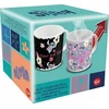 STOR Disney Stitch - spalvą keičiantis keraminis puodelis dovanų dėžutėje iš Stitch & Angel kolekcijos, 325 ml
