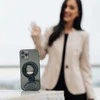 Dėklas STM MagLoop - iPhone pirštų kilpa ir butelių atidarytuvas - blak