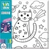 Stnux Spalvinimo rinkinys su katinu ir markeriais