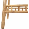 Lauko baro stalas, apvalus, Ø55x100 cm, bambukas, Ø55x100 cm