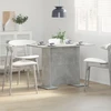Valgomojo stalas Betono pilka 110 x 60 x 75 cm Apdirbta mediena