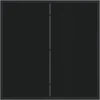 Sodo stalas Juoda 80 x 80 x 73 cm metalas