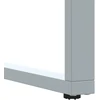 Sodo stalas Pilka 140 x 80 x 75 cm Kietos akacijos mediena
