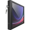 „Stojak Compulocks“ „Compulocks Galaxy Tab S9 Ultra 14.6" Apex Enclosure Wall Mount“ – nešiojamas dėklas, atvira priekinė/galinė kamera ir jutikliai – planšetiniam kompiuteriui – užrakinamas – metalinis rėmas – Juodas – tvirtinamas prie grindų stovo – skirtas „Samsung Galaxy Tab“