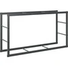 Malkų lentyna Juoda 110x30x61 cm Plienas