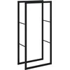 Malkų lentyna Juoda 55x30x116 cm Plienas
