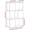 TV staliukas TV spintelių komplektas 60 x 24 x 94,5 cm Ruda Apdirbta mediena