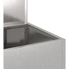 Sodo vazonas Sidabro 100 x 60 x 45 cm Nerūdijantis Plienas