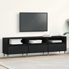 TV staliukas Televizoriaus spintelė 150 x 30 x 44,5 cm Juodas ąžuolas