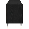 TV staliukas Televizoriaus spintelė 150 x 30 x 44,5 cm Juodas ąžuolas