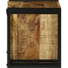 Vyno stovas Ruda ir juoda 35 x 35 x 39 cm Kietas mango medis