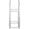 Vyno stovas Sidabro 32 x 14 x 37.5 cm Aliuminis